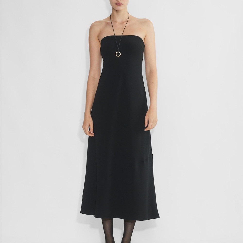 Aritzia Black Strapless Dress, Fits XS and Never Worn